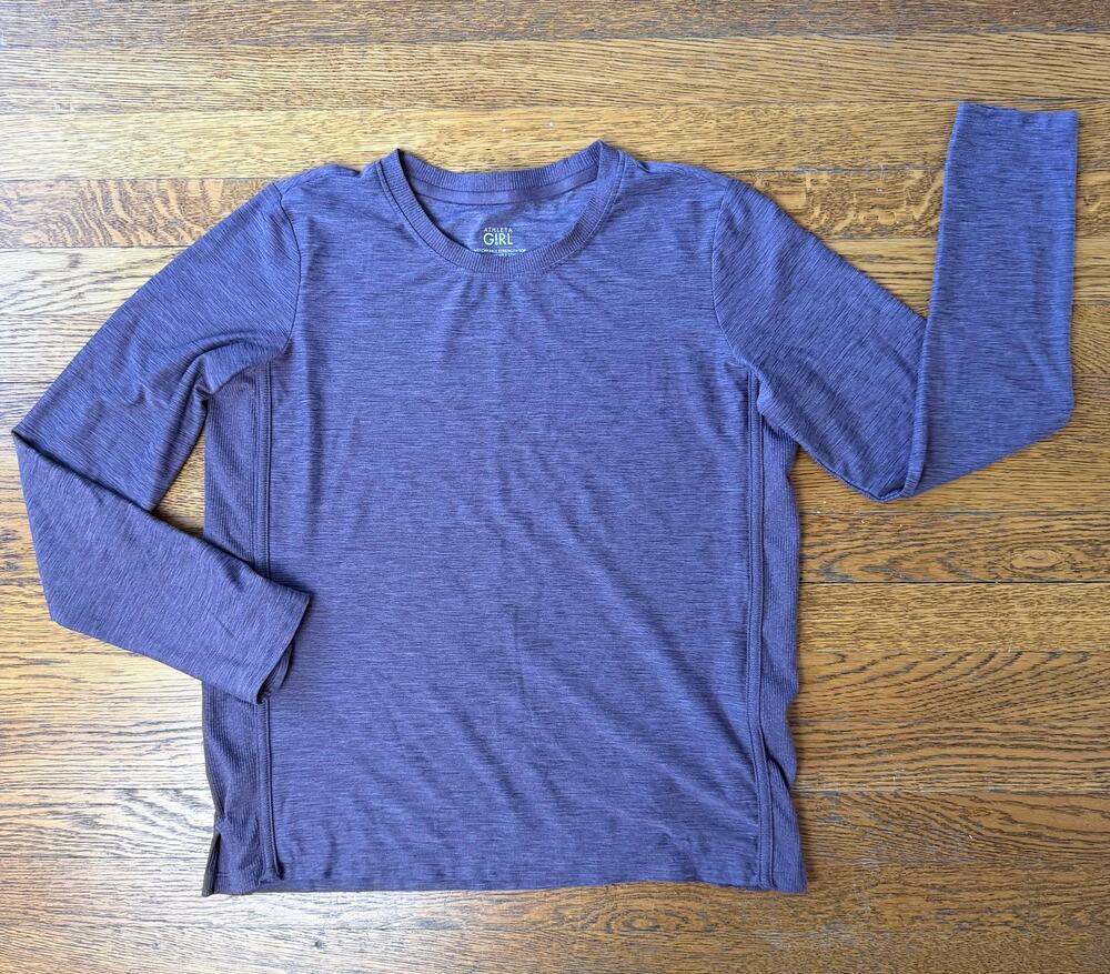 Athleta Girl Blue Unstoppable Strength Top Size 12